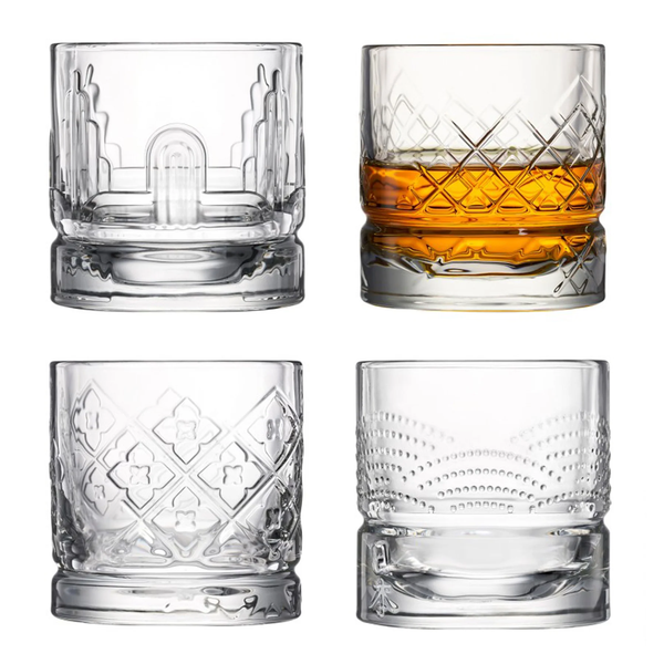 La Rochere Whiskey Assorted Tumbler Set of 4