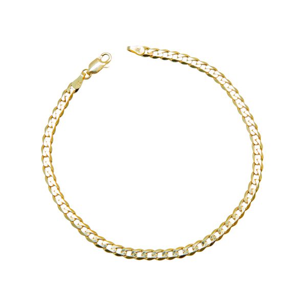 Broadway Jewellers - 9ct Yellow Gold - Curb Link Bracelet - 21cm