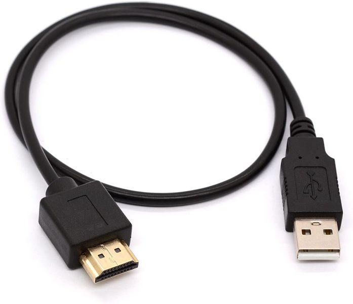 Michelina USB 2.0 Type A Male to HDMI Male Adapter Charging Cable