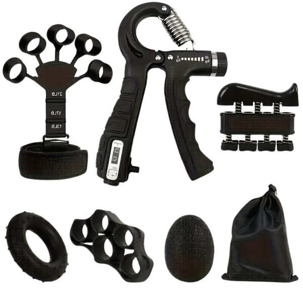 6-in-1 Hand Grip Strengthener &amp; Finger Resistance Trainer Set