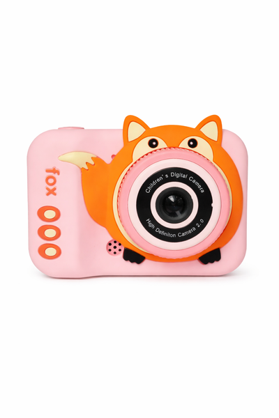 J P Children's Fox Camera HD Dual Lens-Fun Kids Photography Toy with Filter