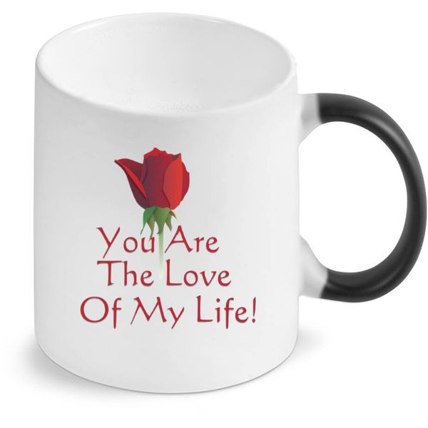 The Love Of My Life Birthday Christmas Anniversary Valentine Gift Magic Mug