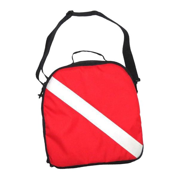 Premium Scuba Regulator Bag with Adjustable Strap RED