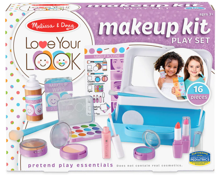 Melissa &amp; Doug Love Your Look! Makeup Kit Play Set (16 Piece)
