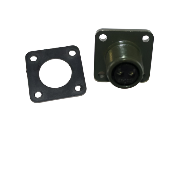 XY3102A-10SL-4S: MIL-DTL-5015 Square Flange Female Circular Connector