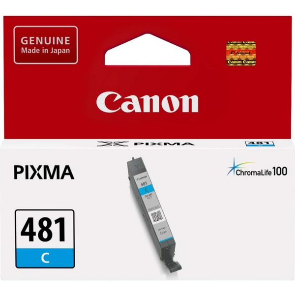 Canon Ink Cartridges CLI-481 Original Cyan Printer Ink