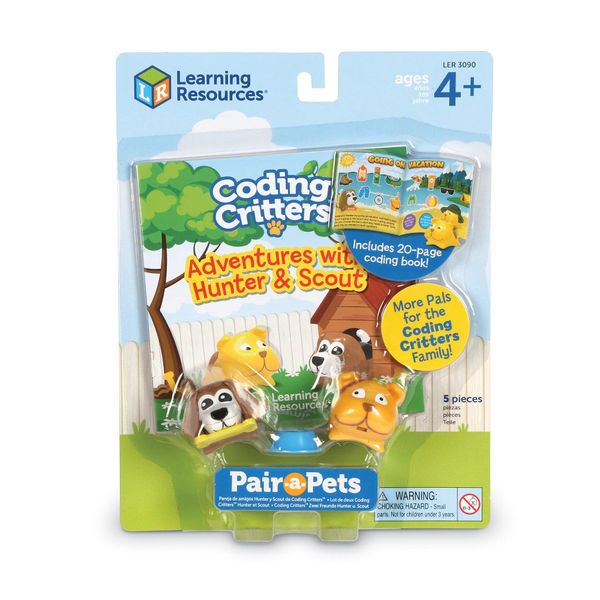 Learning Resources Coding Critters Pair-A-Pets Adventures: Hunter &amp; Scout
