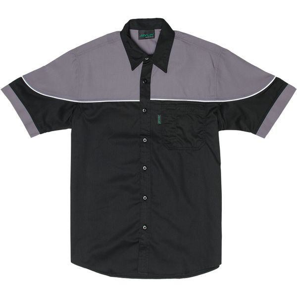 Javlin - Men's Two Tone Pit Shirt - Black &amp; Grey