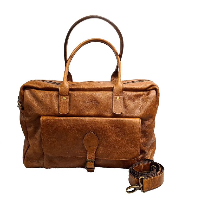 King Kong Leather 17 inch Laptop Work Bag | Shop Today. Get it Tomorrow ...