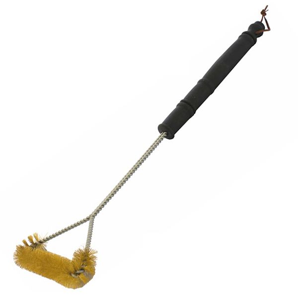 Tork Craft - Braai Bbq Three Side Brass Wire Brush 530Mm Handle 21" Tcw