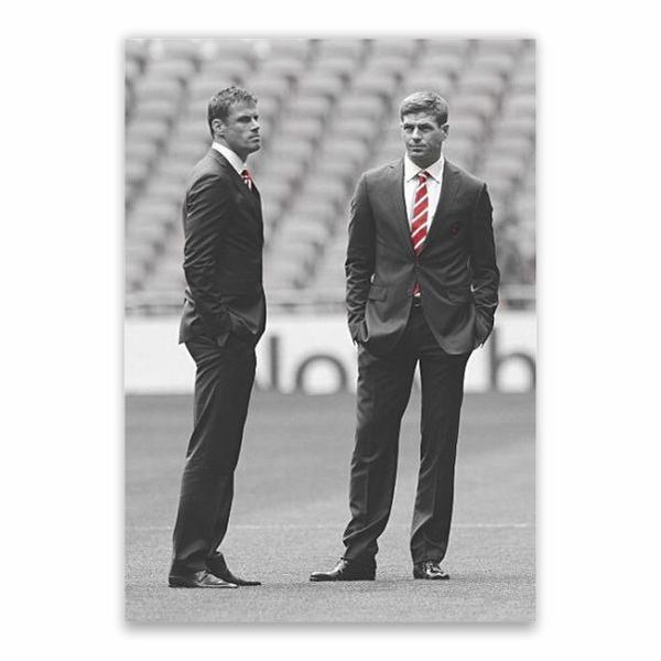 Gerrard And Carragher Poster - A1