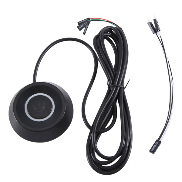 PC External Power Switch Button Desktop Black