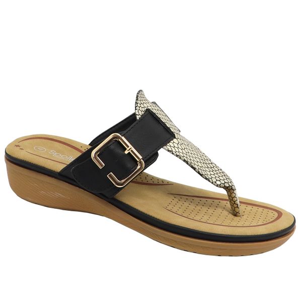 Spoiler Ladies Buckle Mule