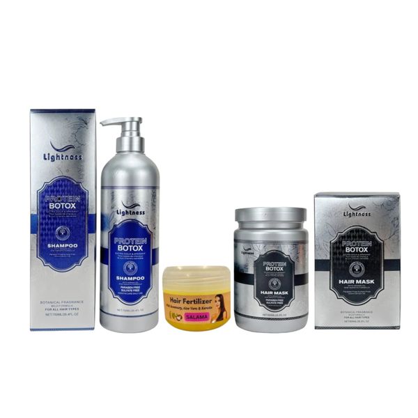 Sulphate &amp; Paraben free Botox Shampoo &amp; Mask Set with Hair Fertilizer