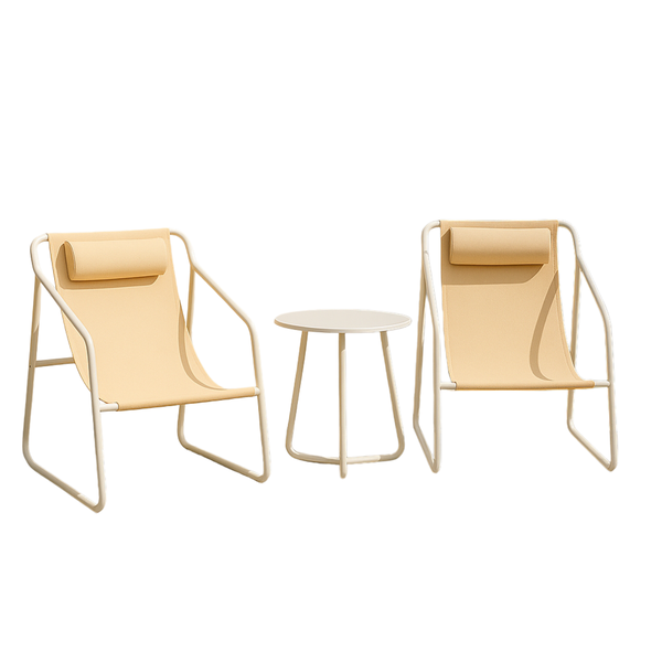 Outdoor Bistro Set - 2 Sofas &amp; Coffee Table (3PC Set)