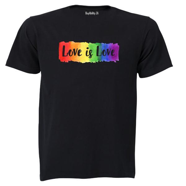 Love is Love, Pride - Mens - T-Shirt - White