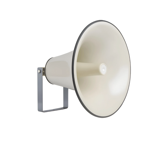 Kentech HN656 22" PA Horn Speaker Aluminium Beige for Indoor &amp; Outdoor Use