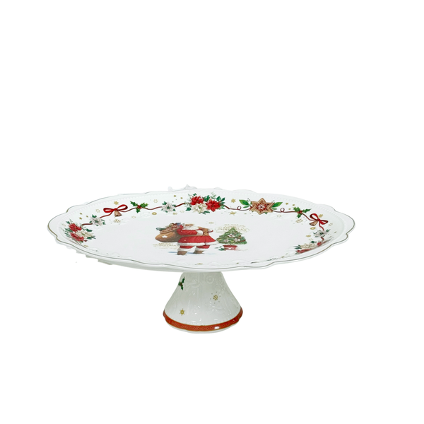 SDG-49 Christmas Oval Cake Stand (36CMC× 25.5CM × 12CM