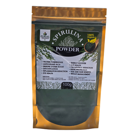 Zurial Organics Spirulina Powder-100g Image