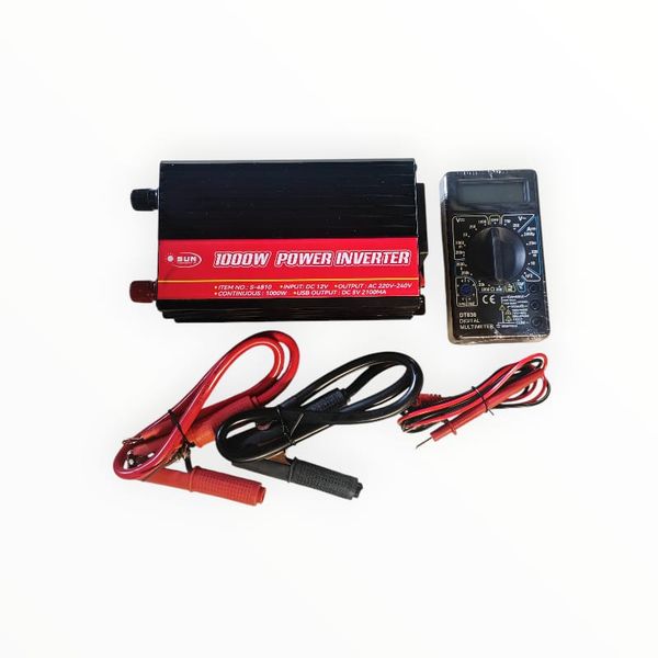 1000W Power Inverter with DT838 Multimeter