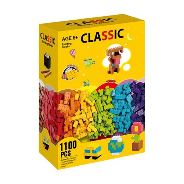 1100 Pcs Building Block, Creative Bulk Building Bricks Set