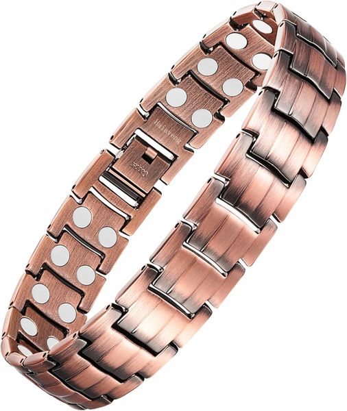 Men's Copper Magnetic Bracelet Elegant,Magnetic Field Therapy Jewelry