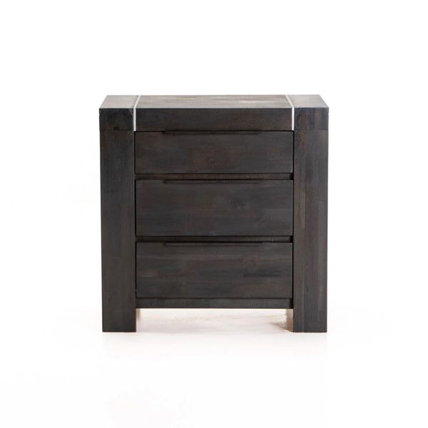 Glacier 3 Drawer Pedestal - Rustic Grey
