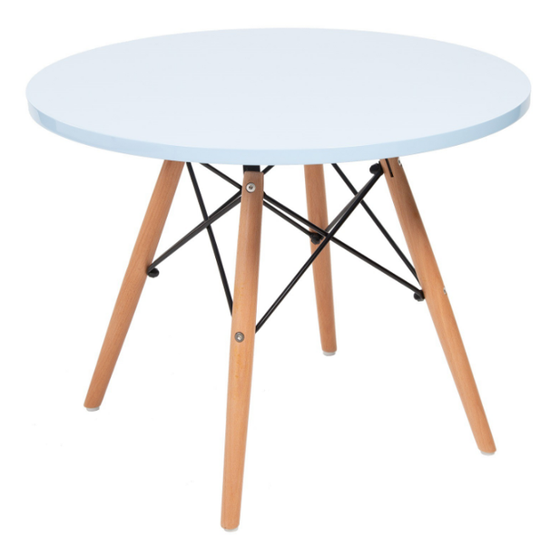 Dining Table with Wooden Legs