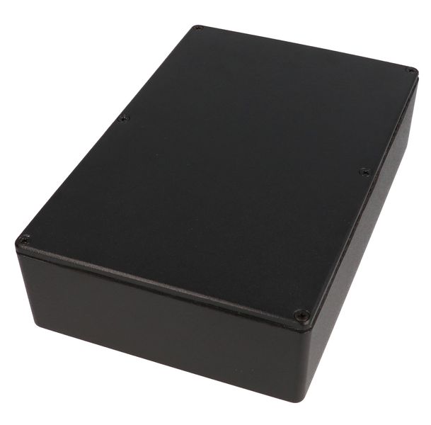 1550WGBK Black Diecast Aluminium Enclosure 222x146x55mm IP66