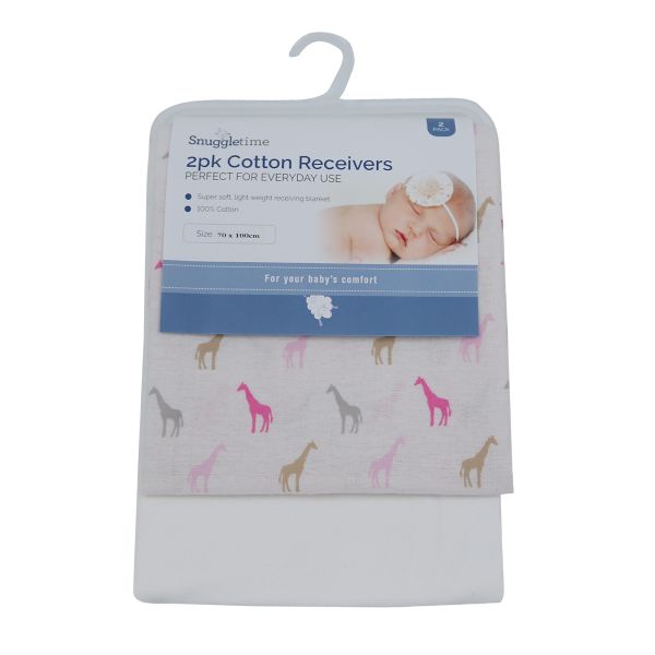 Snuggletime - Flannel Cotton Baby Receivers (2-Pack)