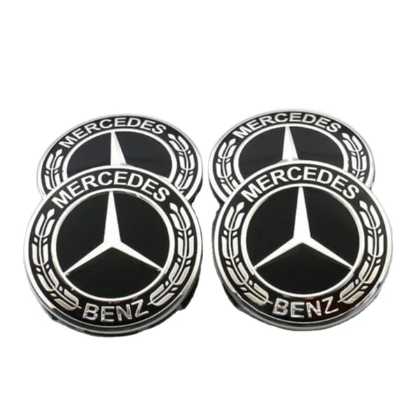 Centre Wheel Hub Cap 75mm - Single Piece Suitable for Mercedes Benz