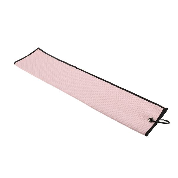 Microfiber Golf Towel Carabiner Pink