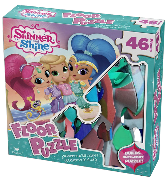 Shimmer &amp; Shine Floor Puzzle - 46 Pieces
