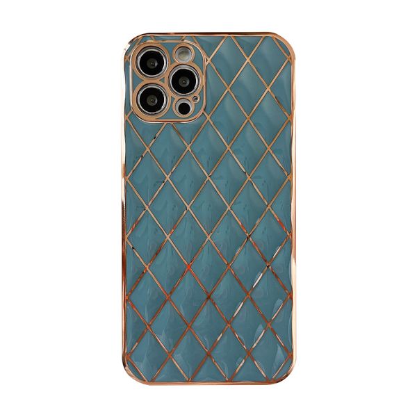 Elegant 3D Diamond Design Phone Cover For iPhone 12 / 12 Pro