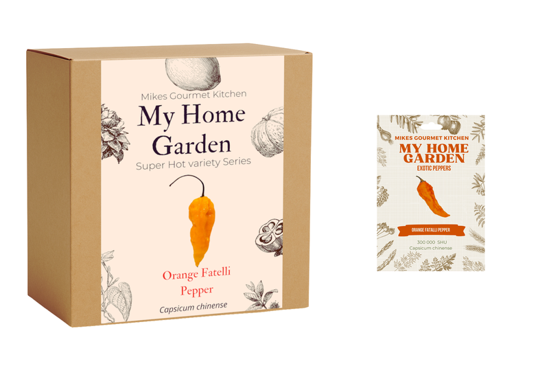 Chilli Grow Kit Complete - Fatalli Orange + Seed pack