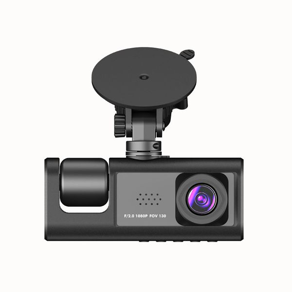 Camera for Cars 3 Channel Dash Cam Driving Recorder 3-Lens with 2" IPS
