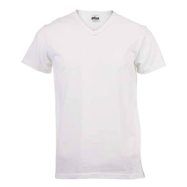 V-Neck T-Shirt - Promotional Lightweight T Shirt - Promo - White | Shop ...