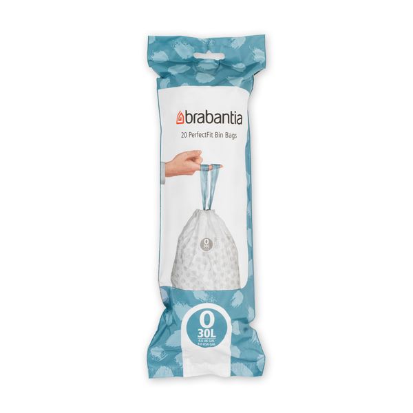Brabantia - PerfectFit Bin Bags Code O 30L - 1 Roll with 20 Bags