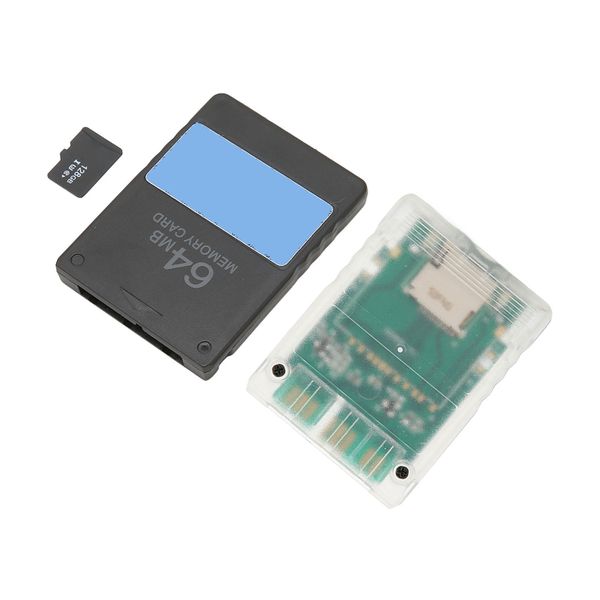 128GB Card Reader with FMCB Compatible with PS2 Thick