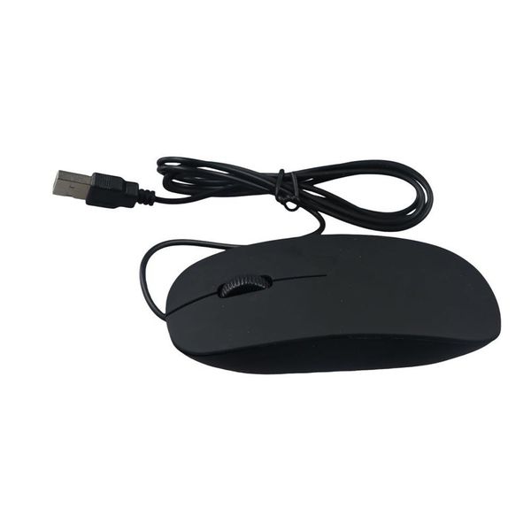 For Pc Laptop Accessories Gaming Mouse 1200dpi Black White Ultra Thin PC
