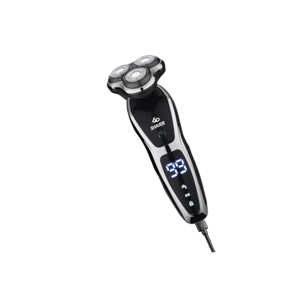 Portable Digital men's Shaver Travel Rechargeable with Triple Blades