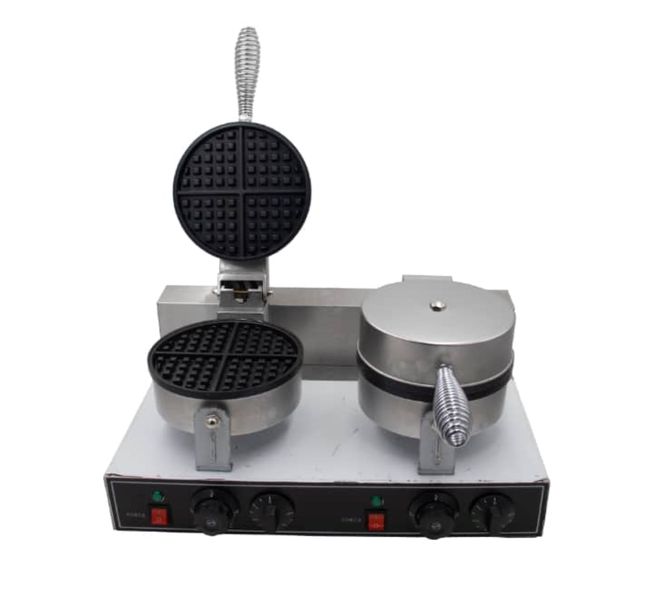Waffle Baker Double Head Round