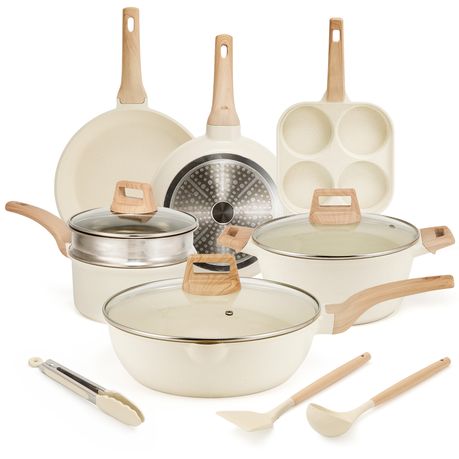 Chenshia 13Pc Premium Non-Toxic Home Kitchen Non-Stick Cookware