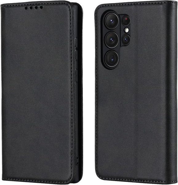 Faux Leather Flip Cover Compatible with Samsung S24 Ultra