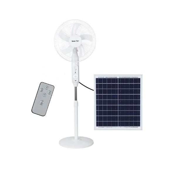 Standing Solar Powered Fan With Remote