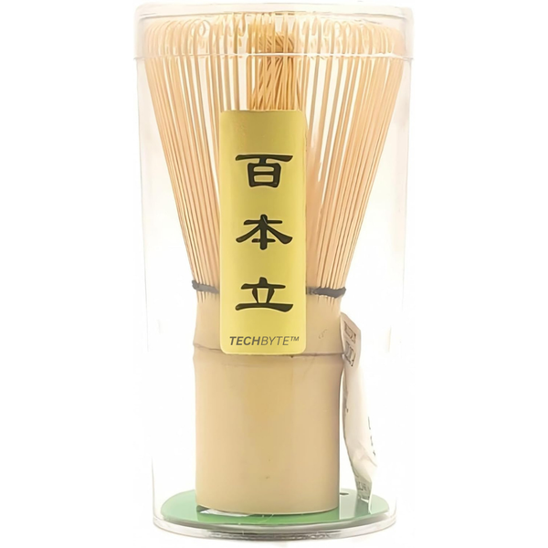 TechByte Matcha Whisk - Bamboo Whisk for Matcha Powder - Ceremonial Grade