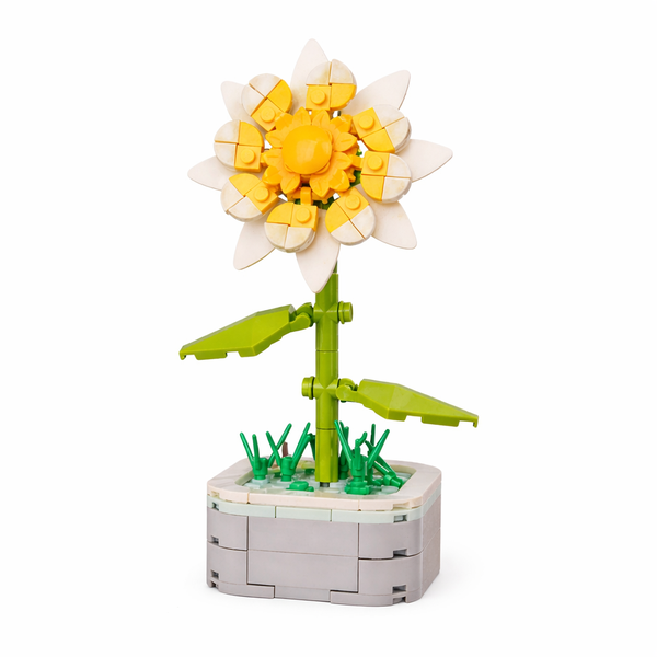 149 Piece - Sunflower Building Blocks Set - White