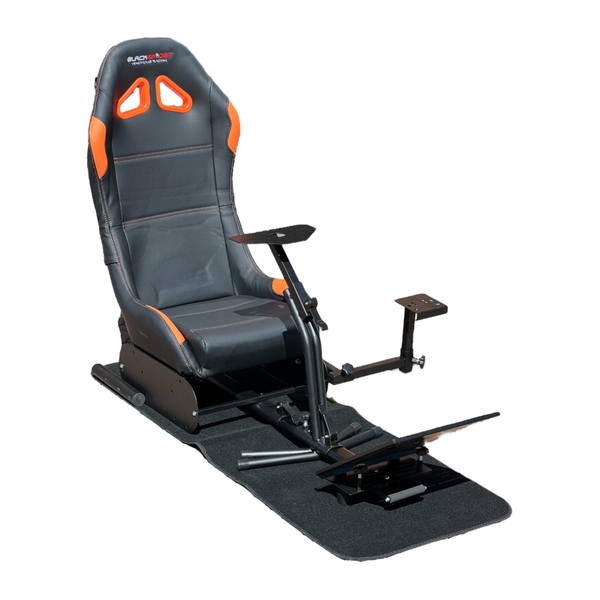 Blackspider BSVR005 Racing Seat Simulator Black Orange