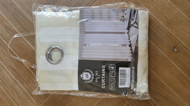 Luxury Eyelet Net Curtains - 250 x 250cm