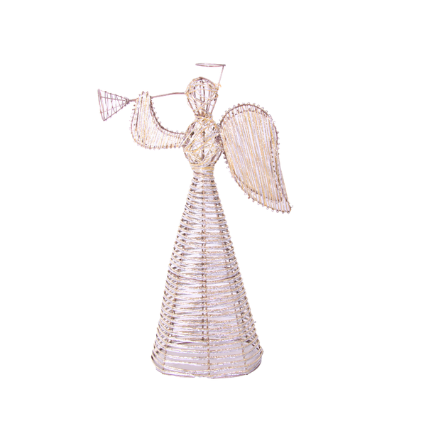 Gold Roped Christmas Angel Home Decor